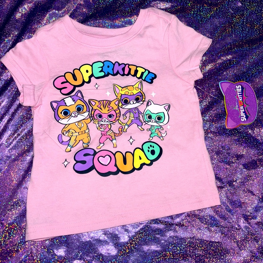 Girls Super Kitties Shirt